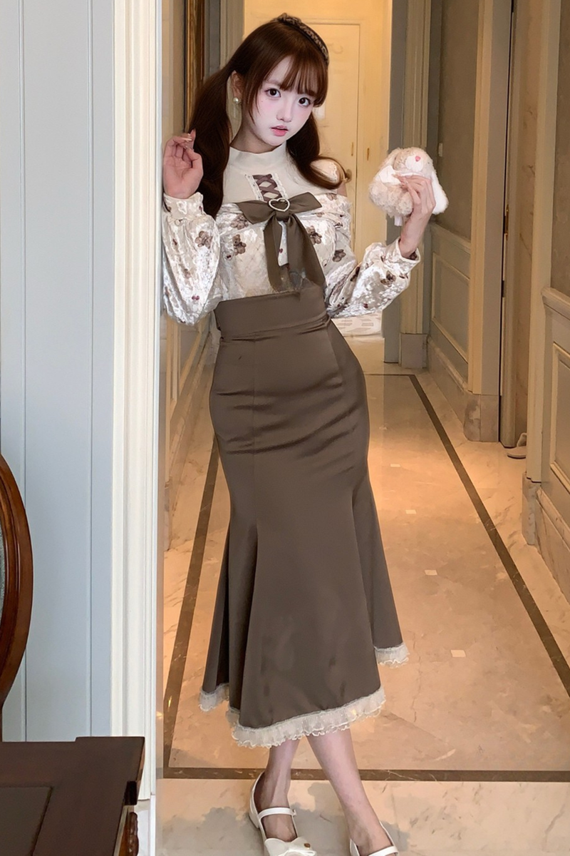 Bear Design French Dress