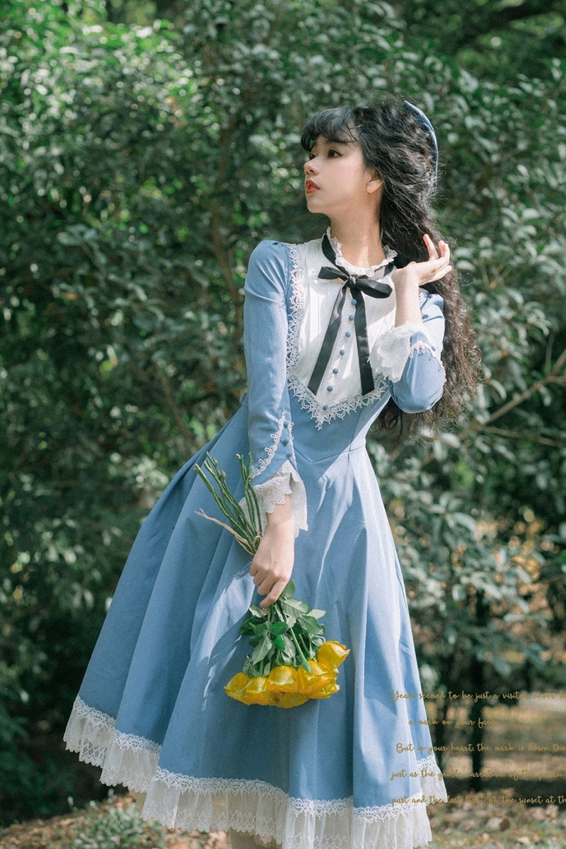 Night Retro Lolita Dress
