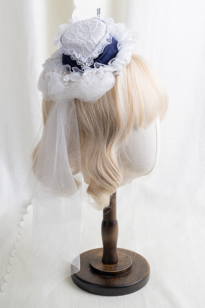 Lace Hat Lolita Clip