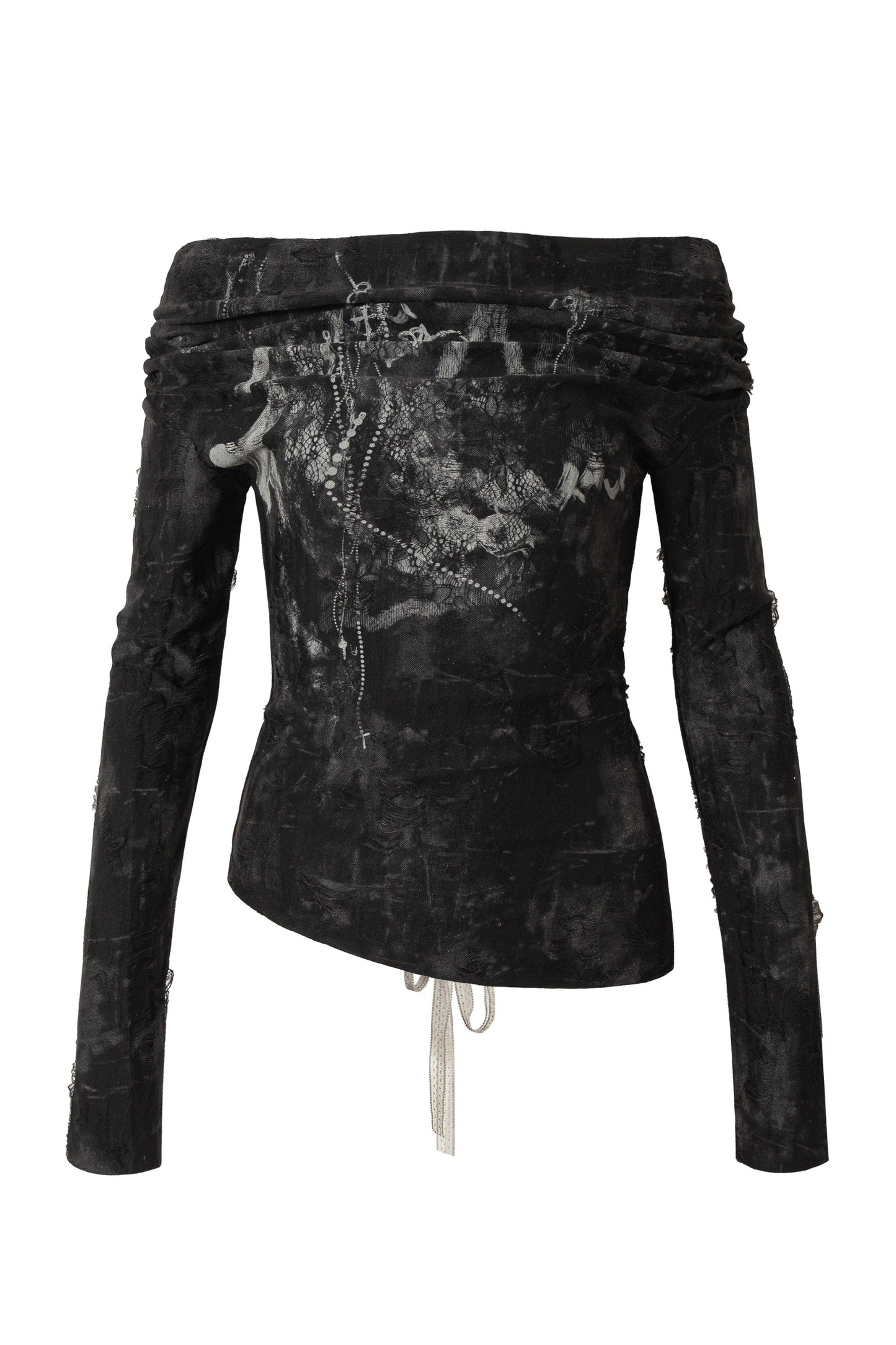 Dark Punk One Shoulder Top