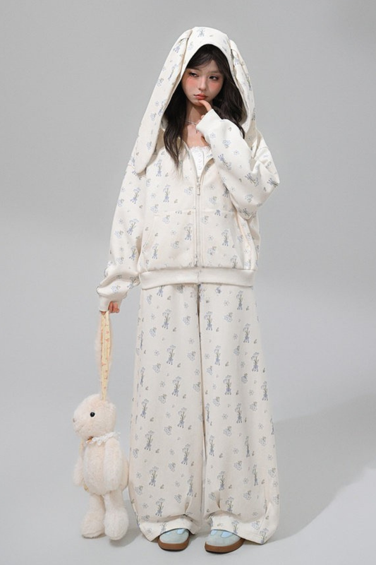 Rabbit Ear Hooded Jacket + Pants