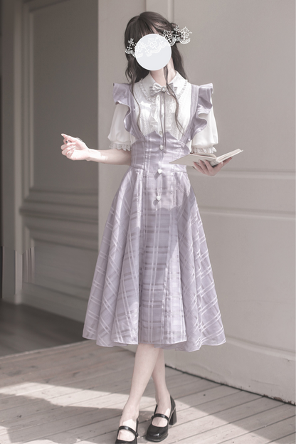 [pre-order] Girly Top + Suspender Lace Dress