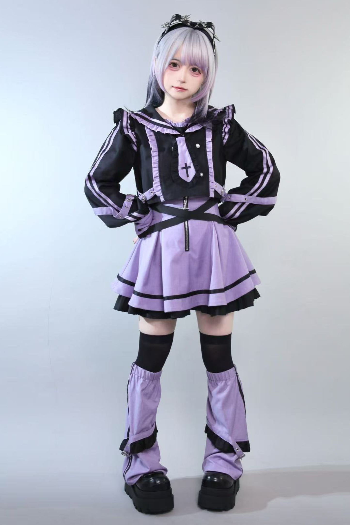 Dream Cat Sailor Top + Skirt + Leg Warmers