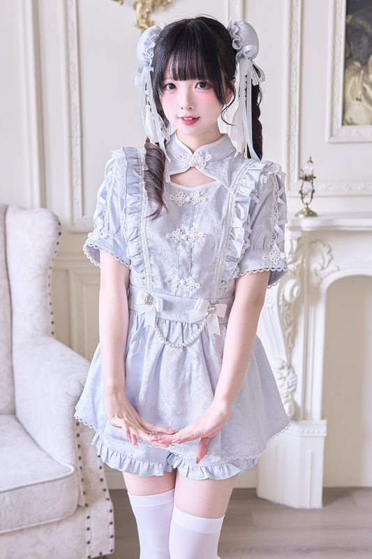 Sweet Chinese-style Set + Pair of Bun Hairpins