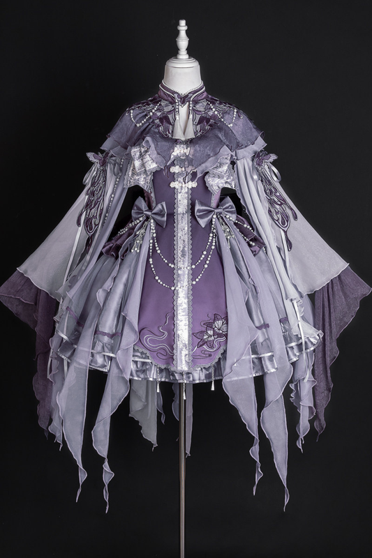 [pre-order] Dark Chinese-style Lolita Fairy Fairy Dress + Shoulder + Sleeve