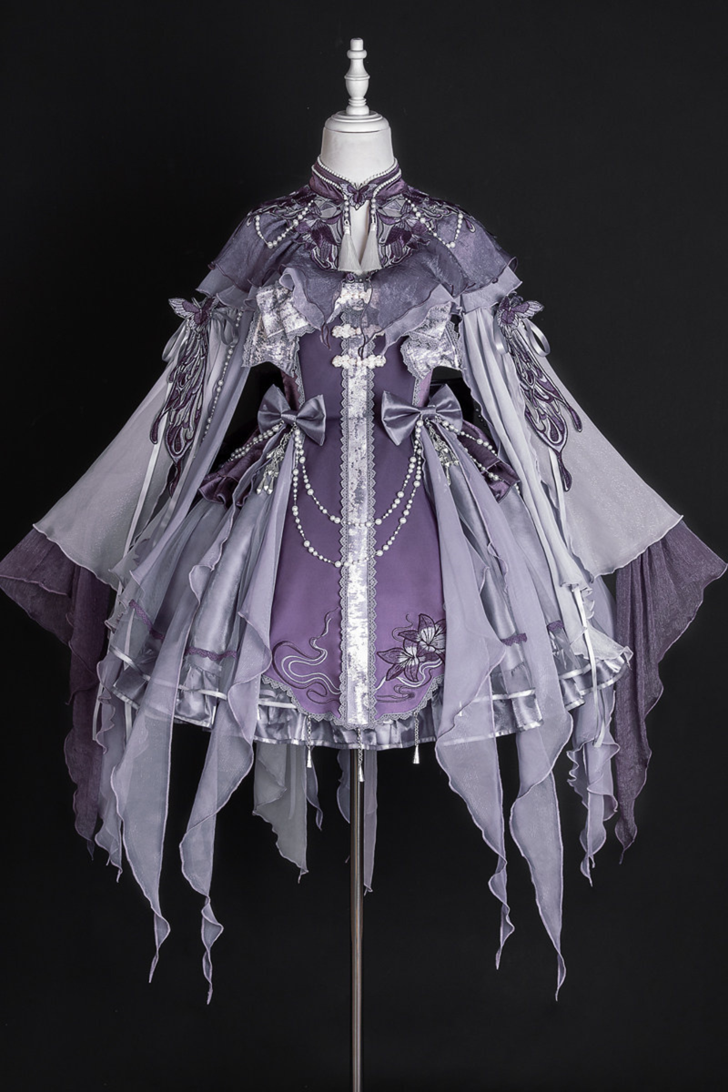 [pre-order] Dark Chinese-style Lolita Fairy Fairy Dress + Shoulder + Sleeve