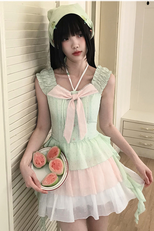 Sweet Girly Polka Dot Dress