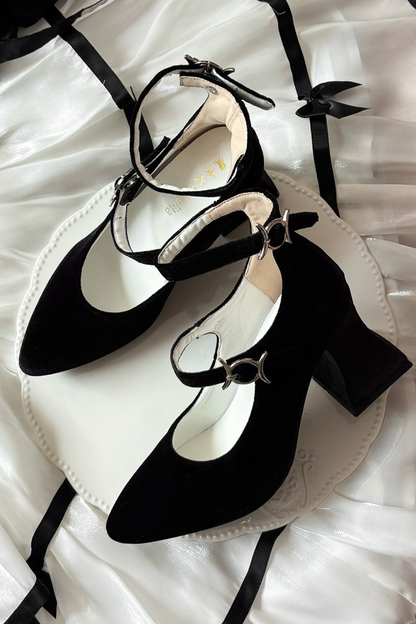 French Dark Slim High Heels