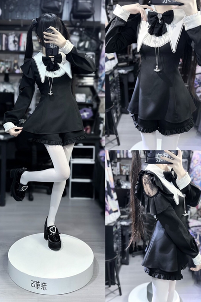 Sweet Pure Doll Peplum Top + Shorts