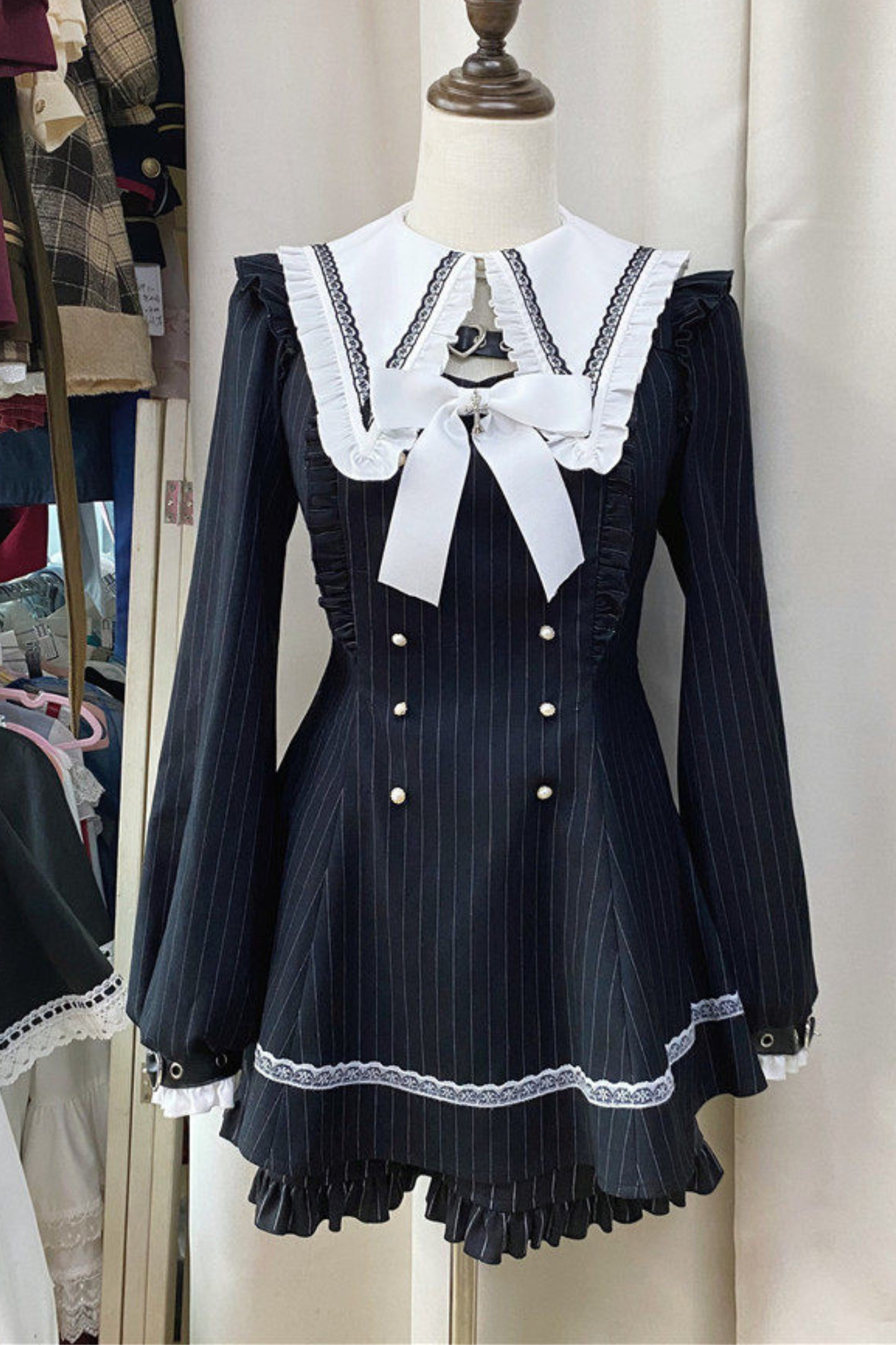 Striped Sailor Dress + Shorts