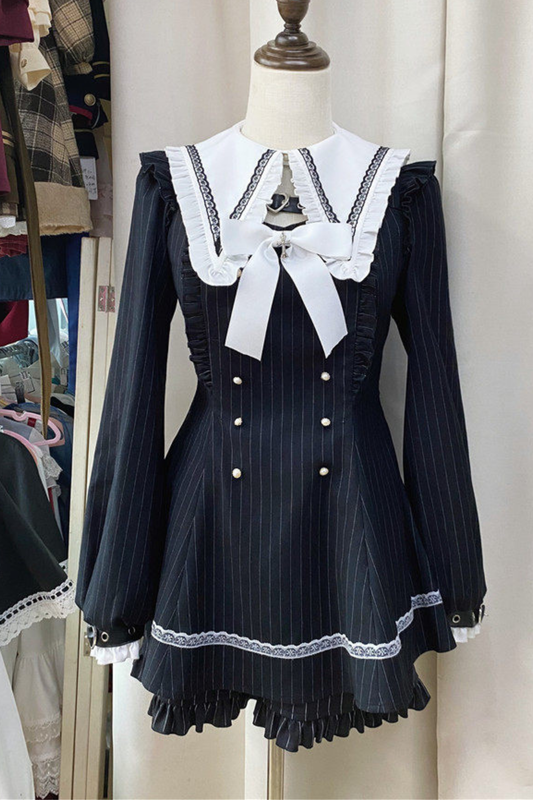 Striped Sailor Dress + Shorts