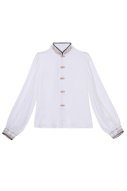 [pre-order] Dark Chinese-style Shirt + Cape + Skirt