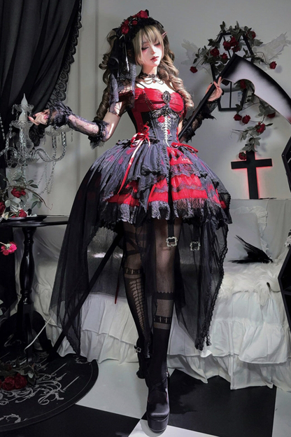 Dragonborn Gothic Dress + Necklace