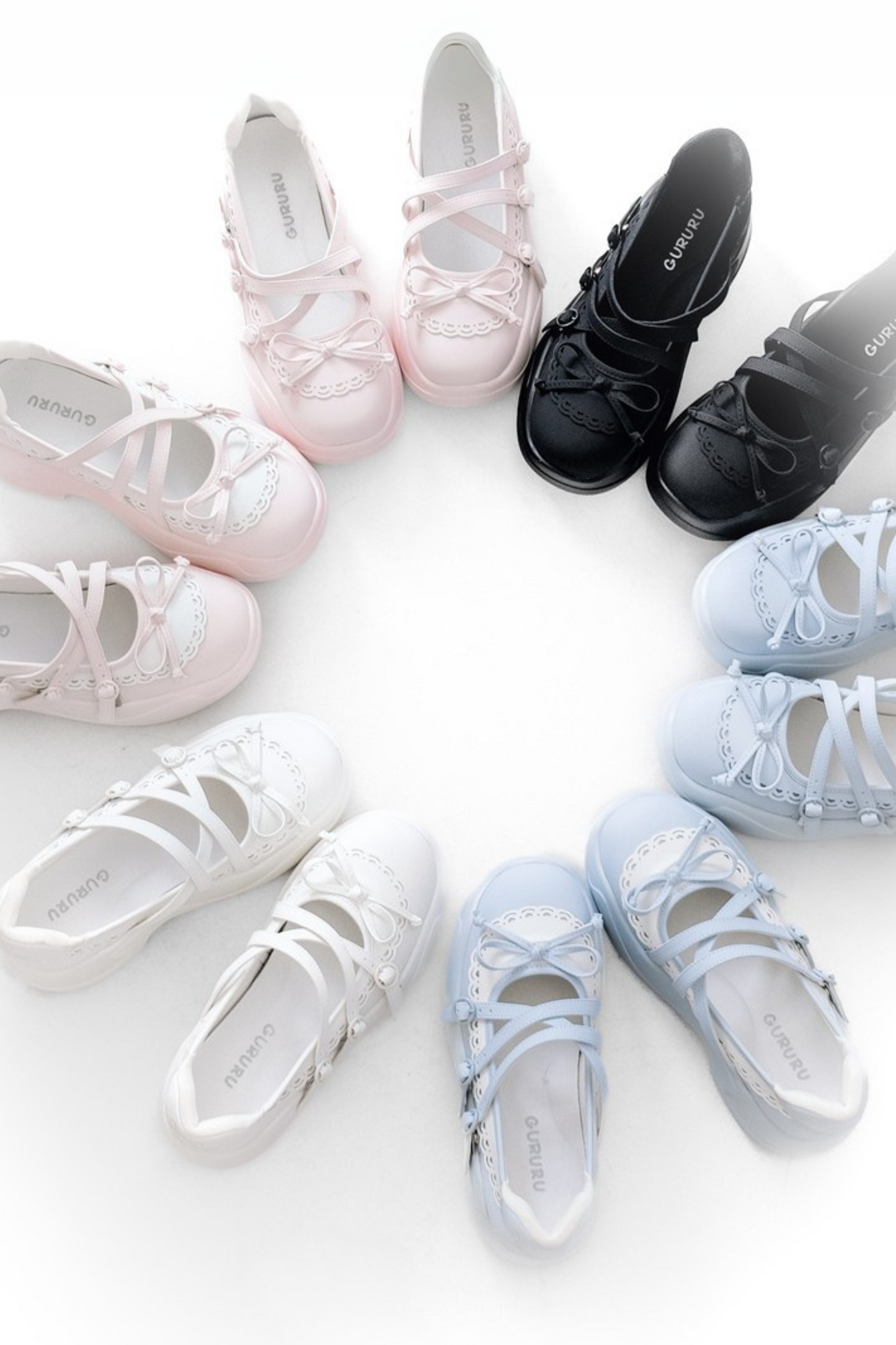 Sweet Slim Ribbon Shoes