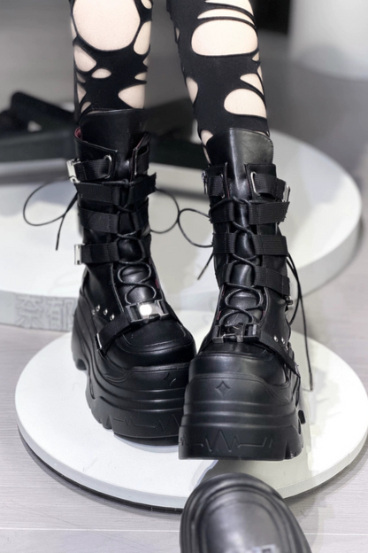 Cyber Academy Subculture Platform Boots