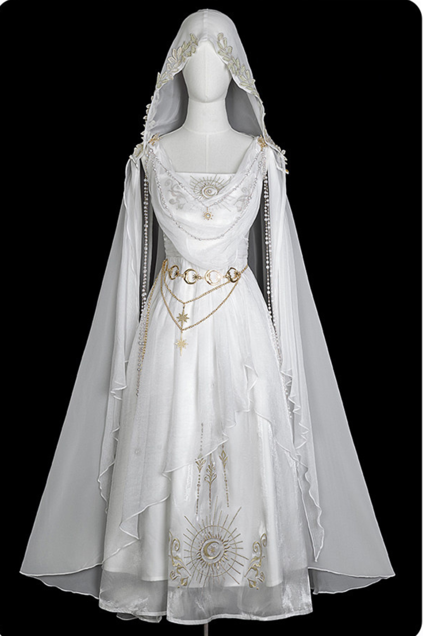 Fairy Classical Lolita Camisole Dress + Hooded Cape