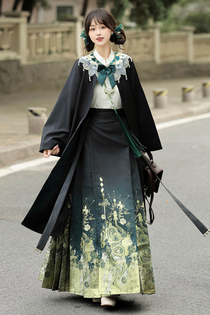 Neverland Dark Retro Flower Chinese-style Set
