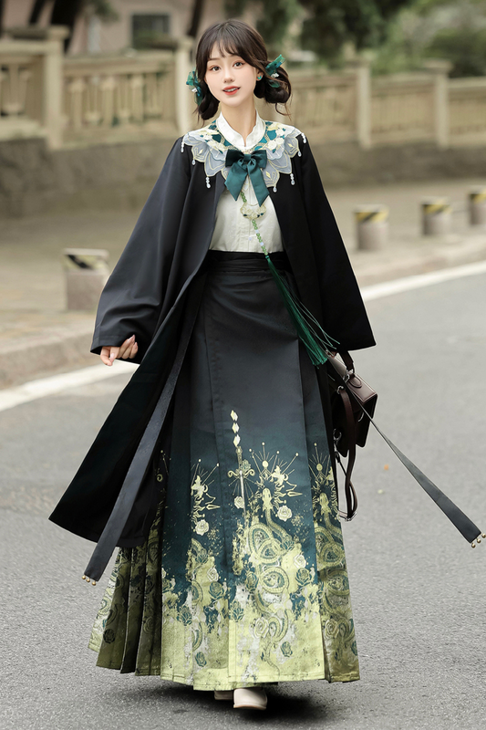 Neverland Dark Retro Flower Chinese-style Set