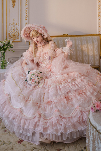 Sweet Tea Party Long Lolita Dress