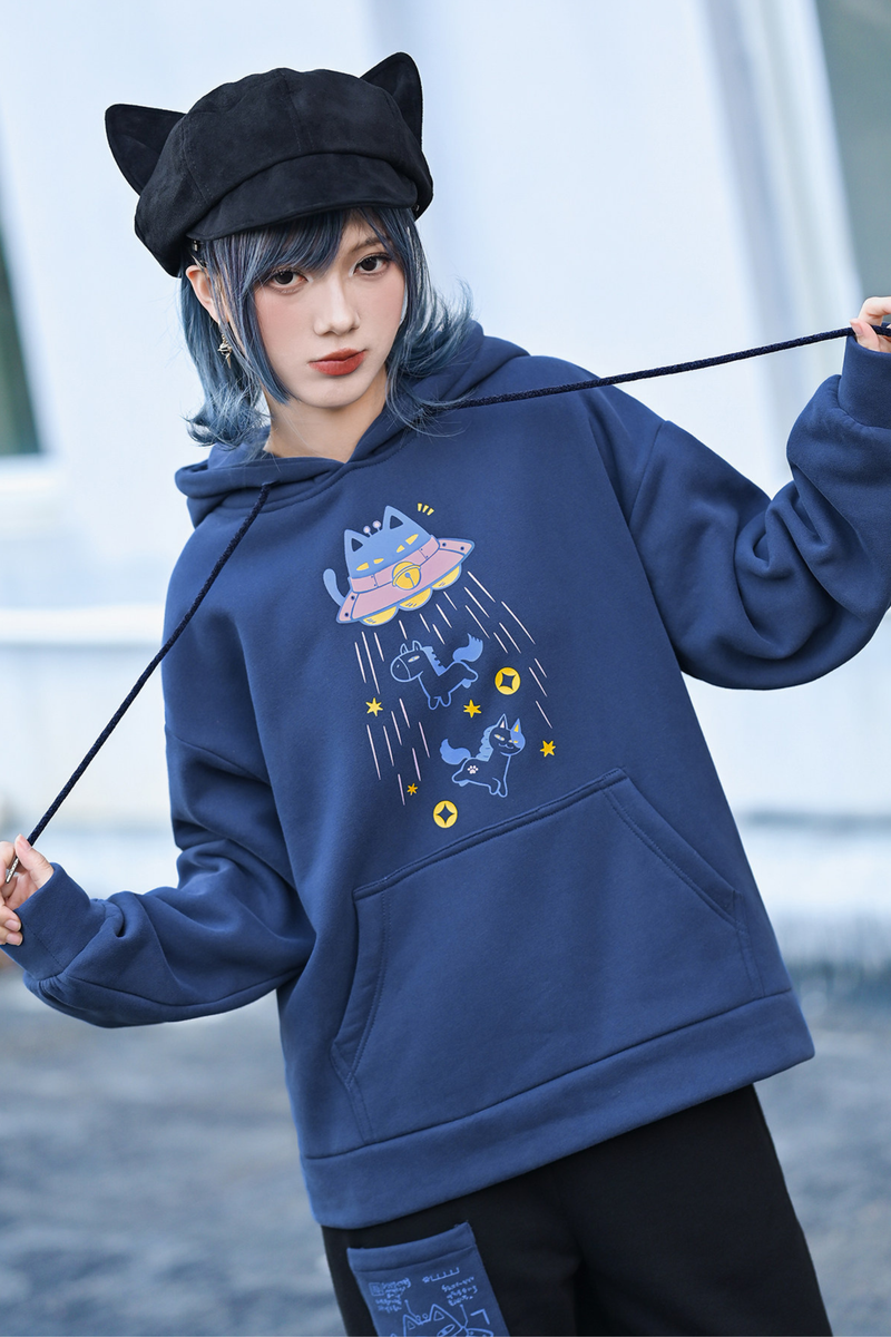 Retro Star Hoodie Sweatshirt