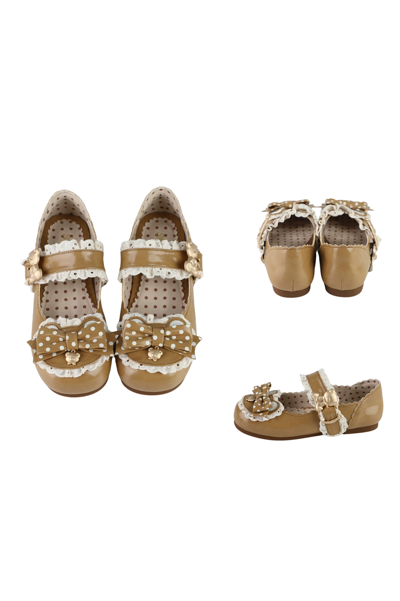 Retro Polka Dot Lolita Shoes