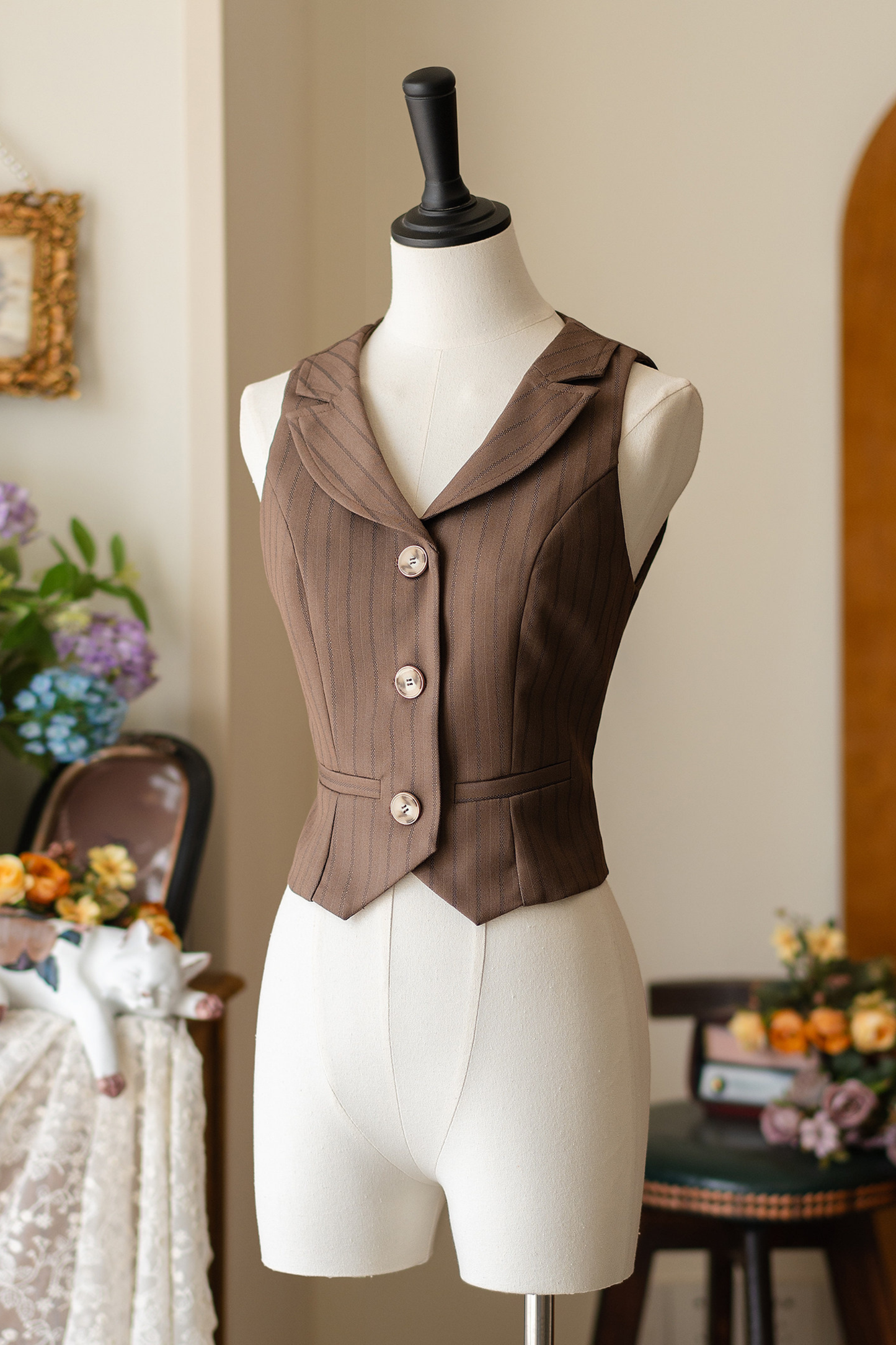 Retro College Vest