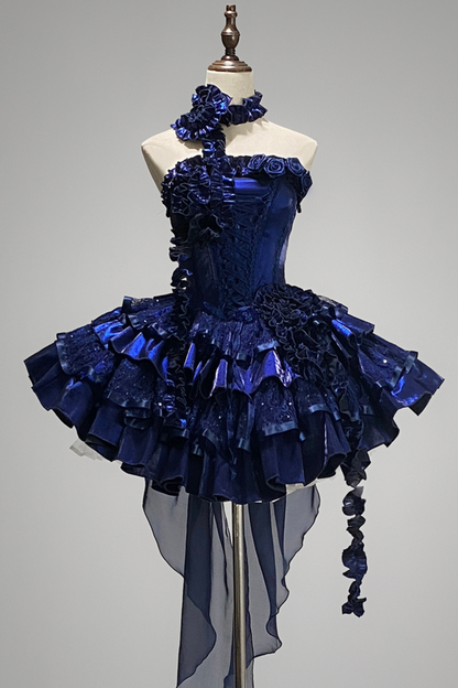 [pre-order] Silent Dark Gothic Fishbone Dress