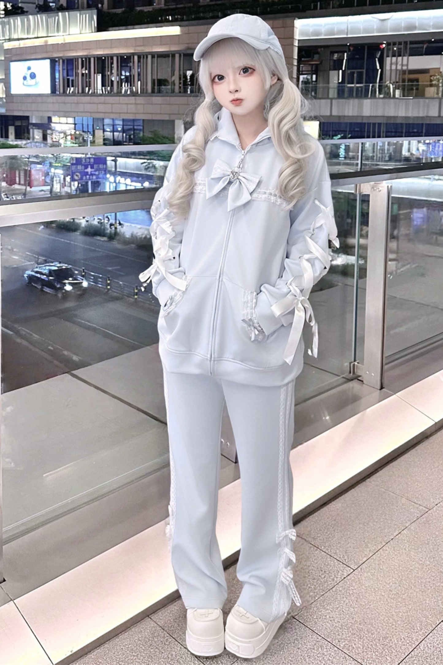 Subculture Cat Ear Hooded Jacket + Pants + Hat