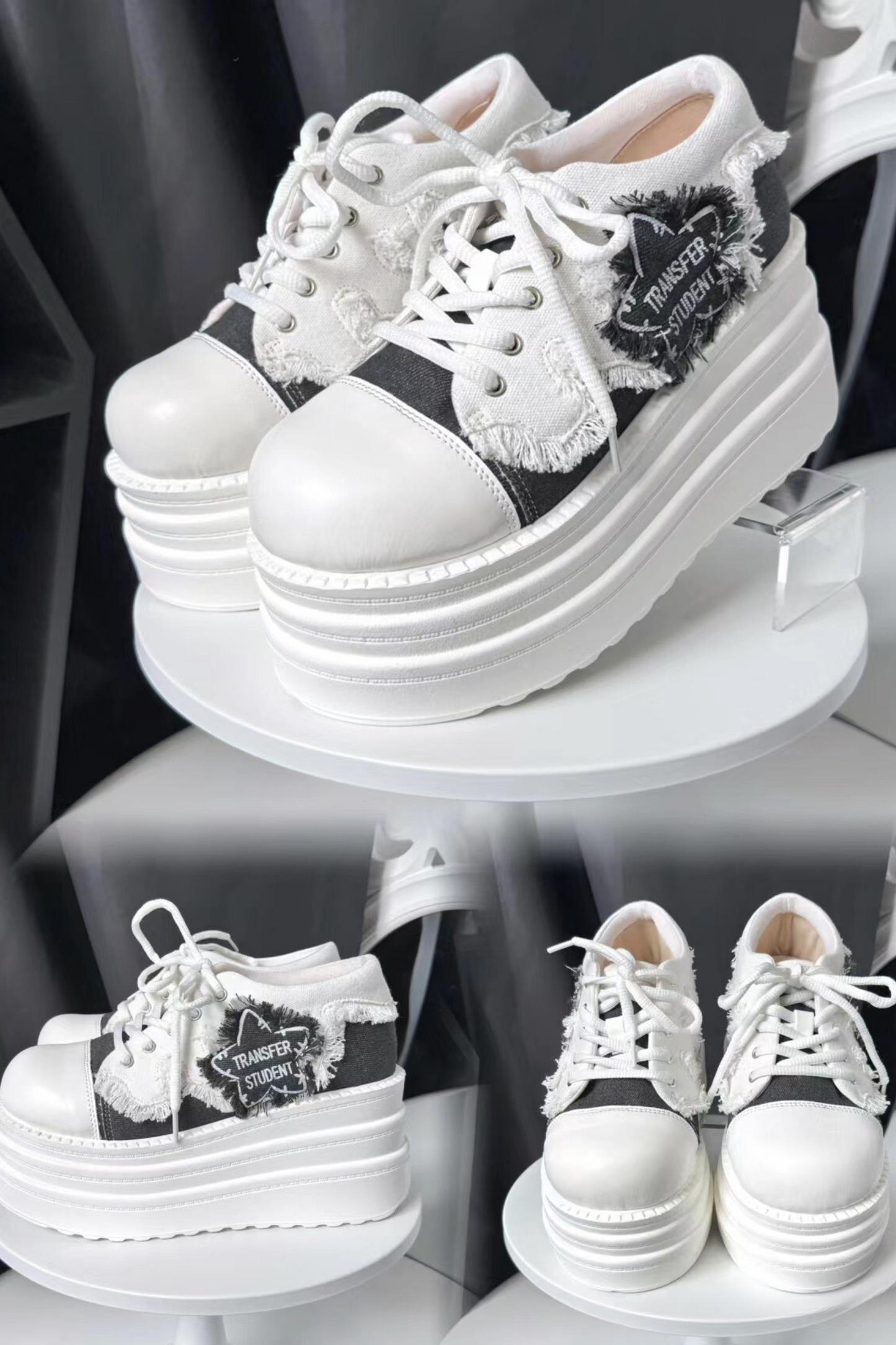 Rockstar Denim Platform Shoes