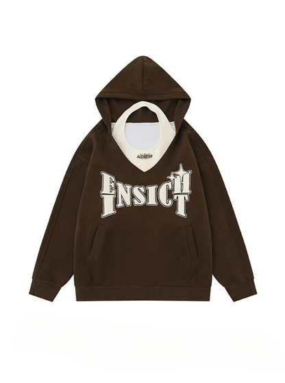 American Lazy Niche Sweatshirt Two-piece Set