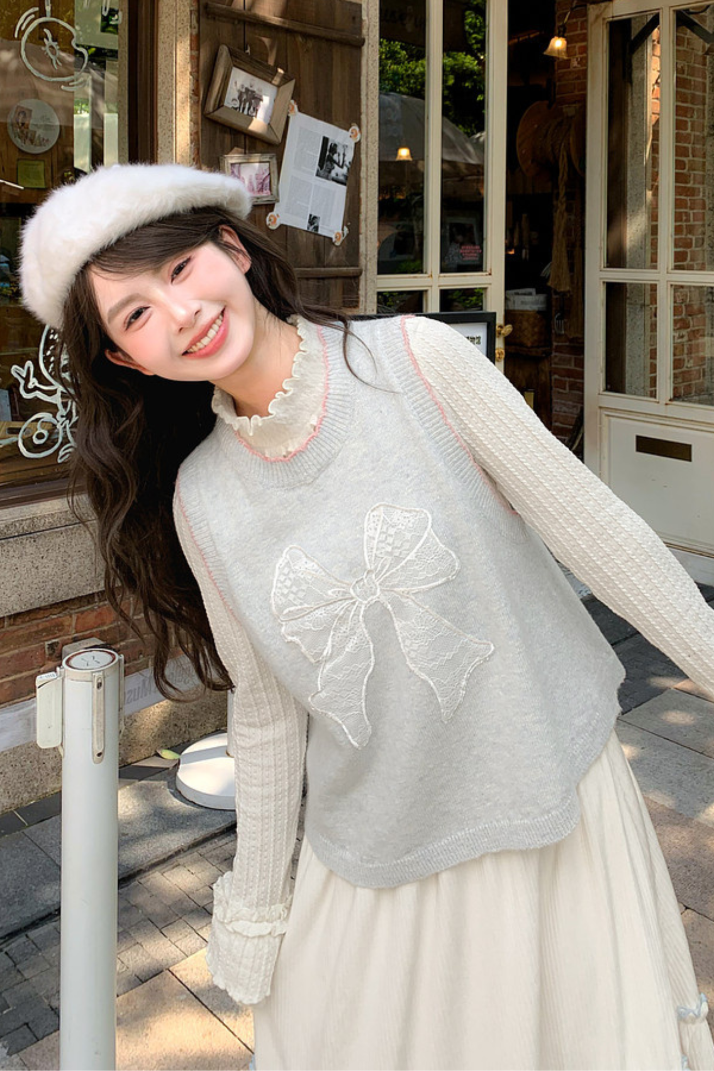 Ribbon Retro Vest