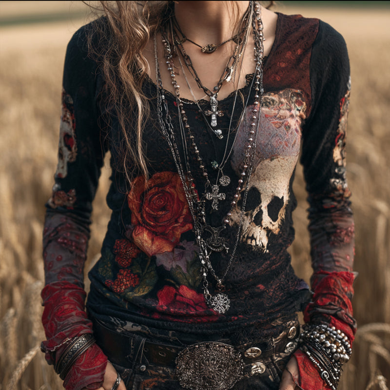 Finely Styled Top with a Classic Vintage Look
