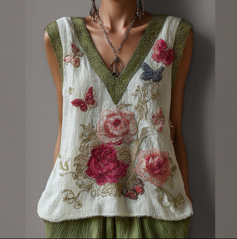 Classic Vintage Top with a Flattering Fit