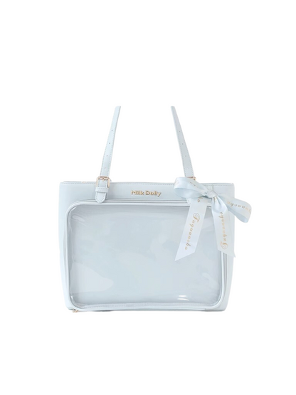Messenger Shoulder Ribbon Big Tote Bag