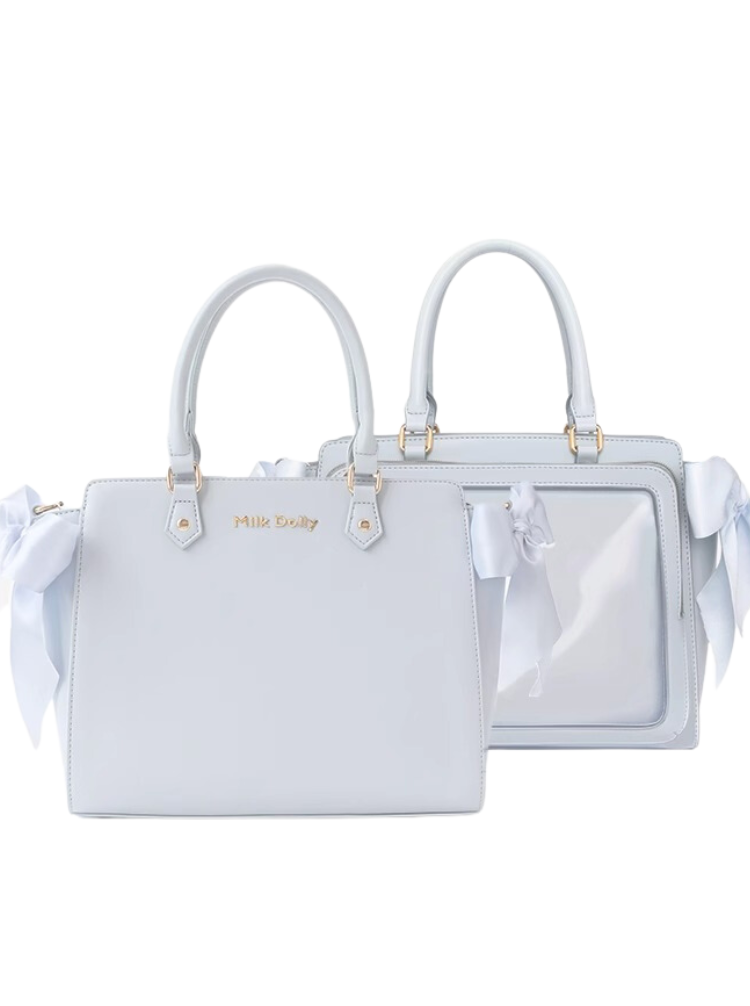 Logo Ribbon Tote Bag