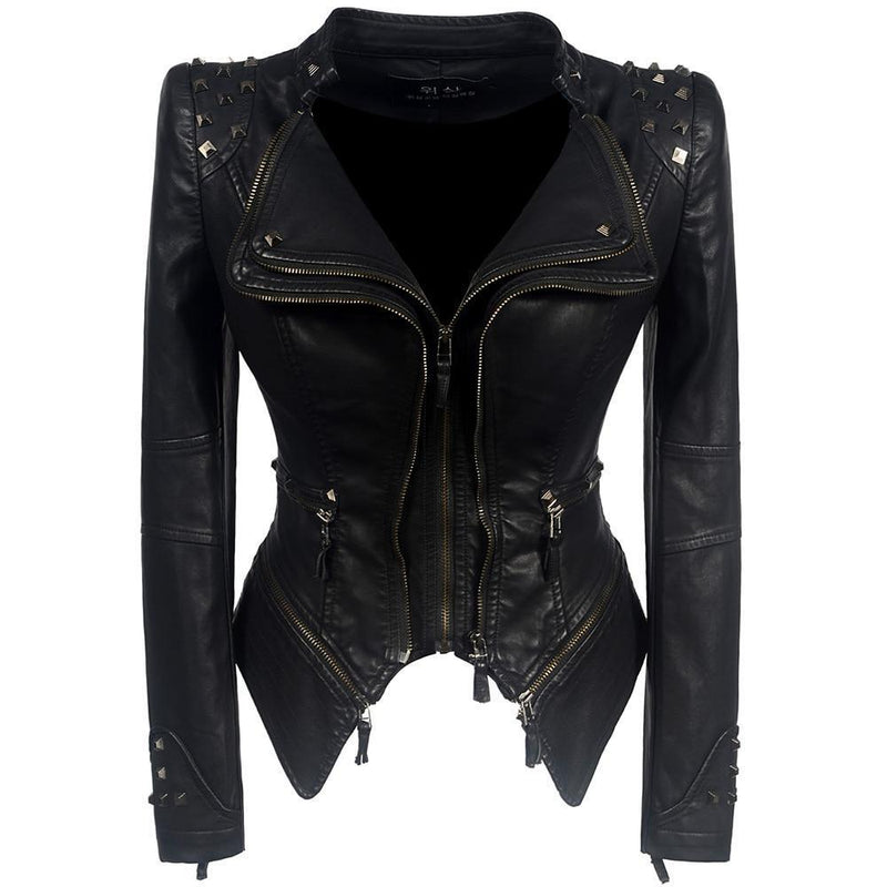 Studded Leather Jacket