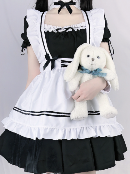 Puff Ruffle Dress + Apron