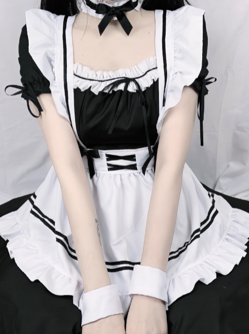 Puff Ruffle Dress + Apron