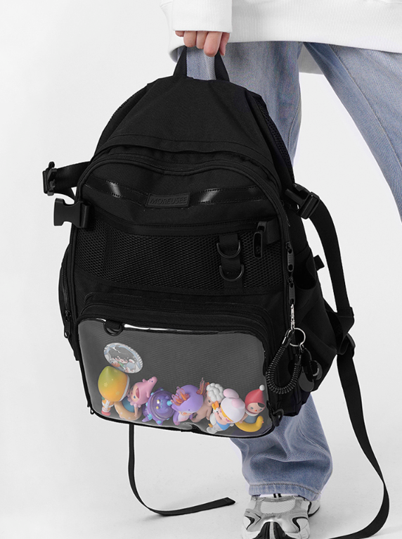 Clear Bag Backpack Style Ita Bag