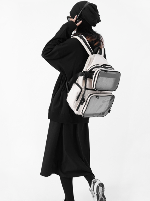 Clear Bag Backpack Style Ita Bag