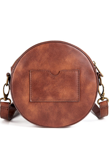 Steampunk Antique Clock Circle Bag