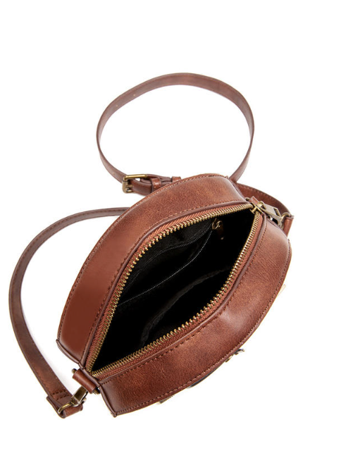 Steampunk Antique Clock Circle Bag