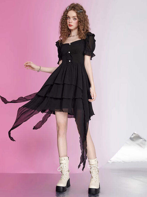 Jirai Off Shoulder Slim Dress