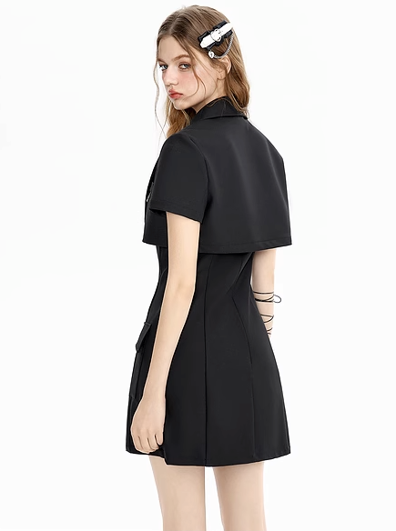 Suspender Dress + Short Jacket