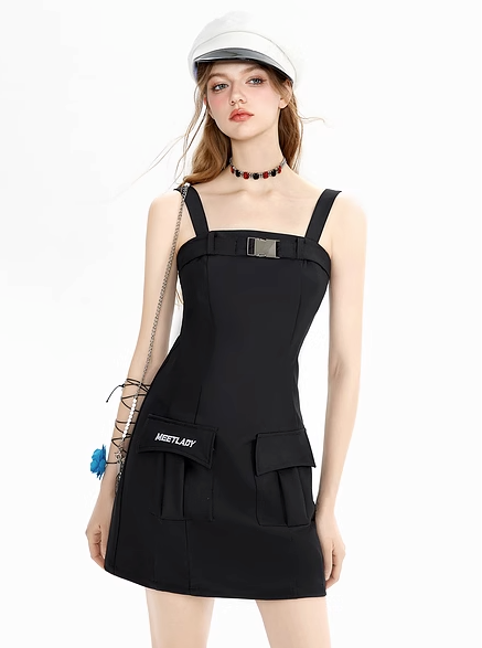 Suspender Dress + Short Jacket
