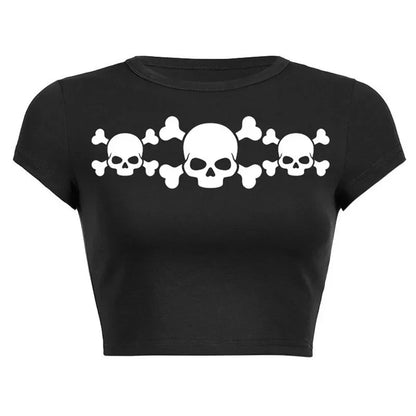 Skull Crop Top
