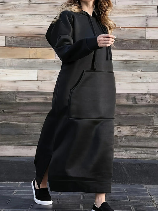 Hooded Dress Black