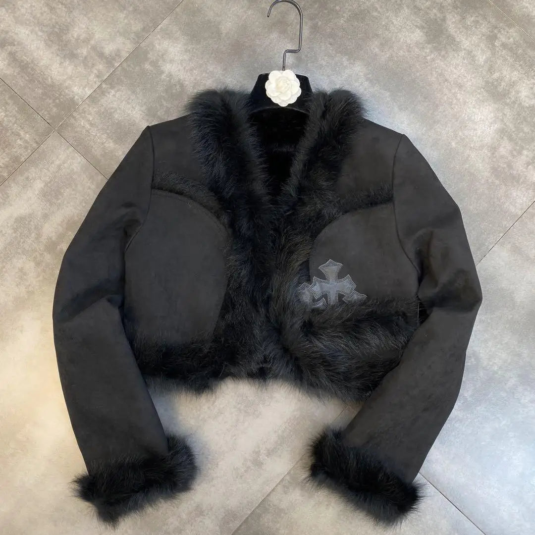 Gothic Puffer Jacket Black