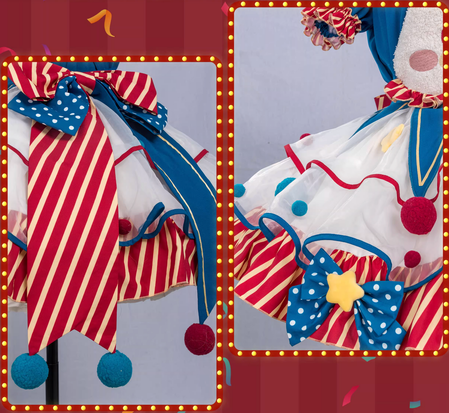 [pre-order] Circus Piero Bunny Dress Set Complete