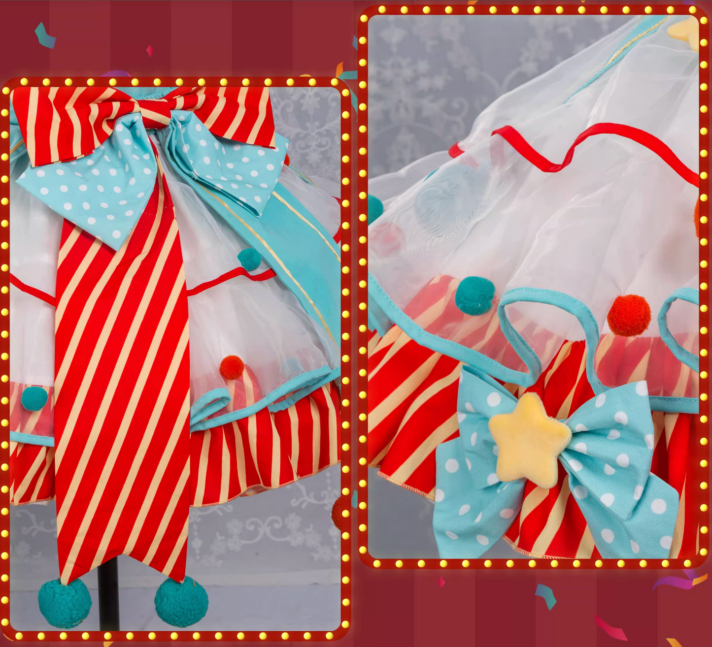 [pre-order] Circus Piero Bunny Dress Set Complete